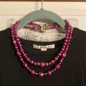 Vintage Purple Necklace